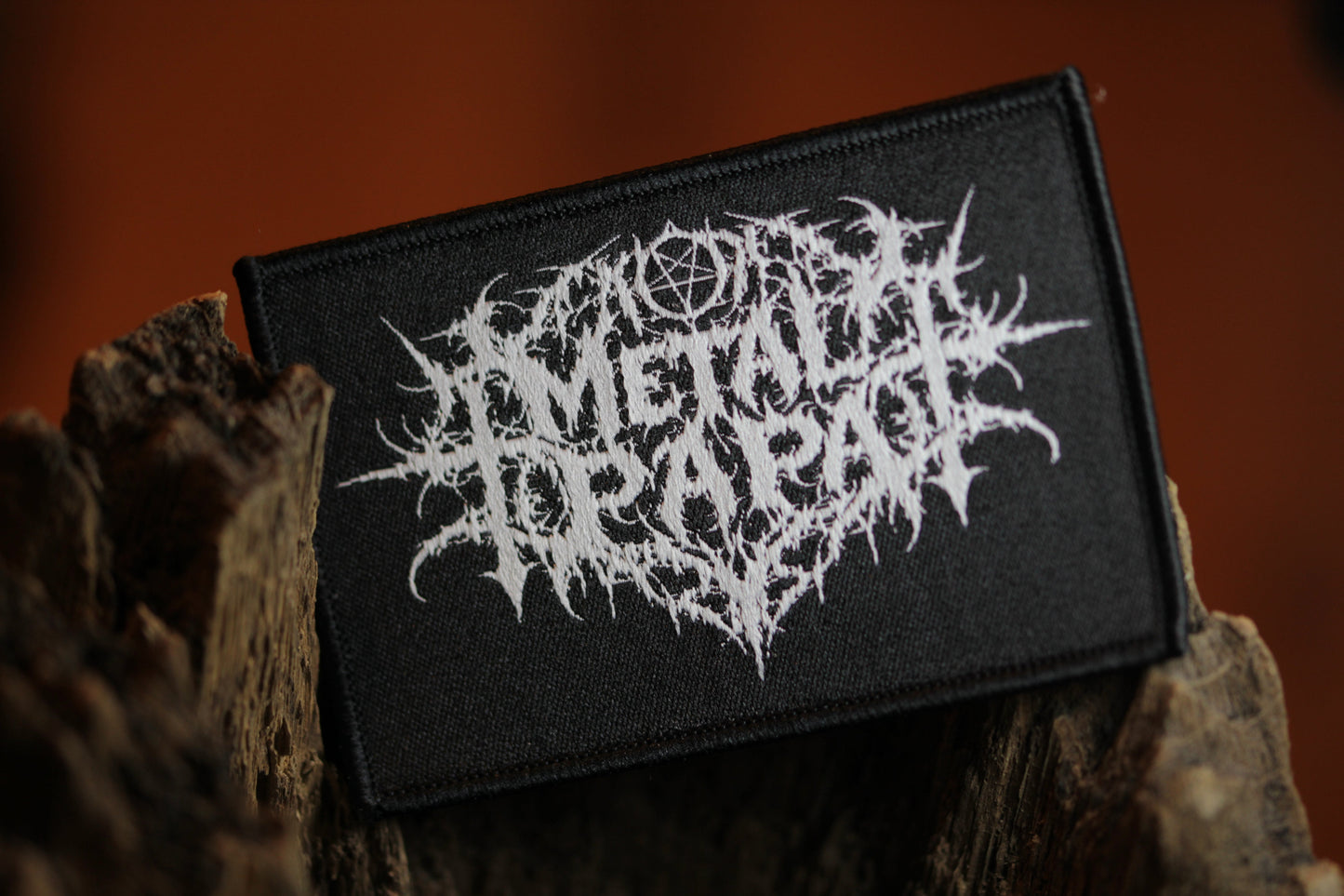 Metal Papa Patch Gewebt