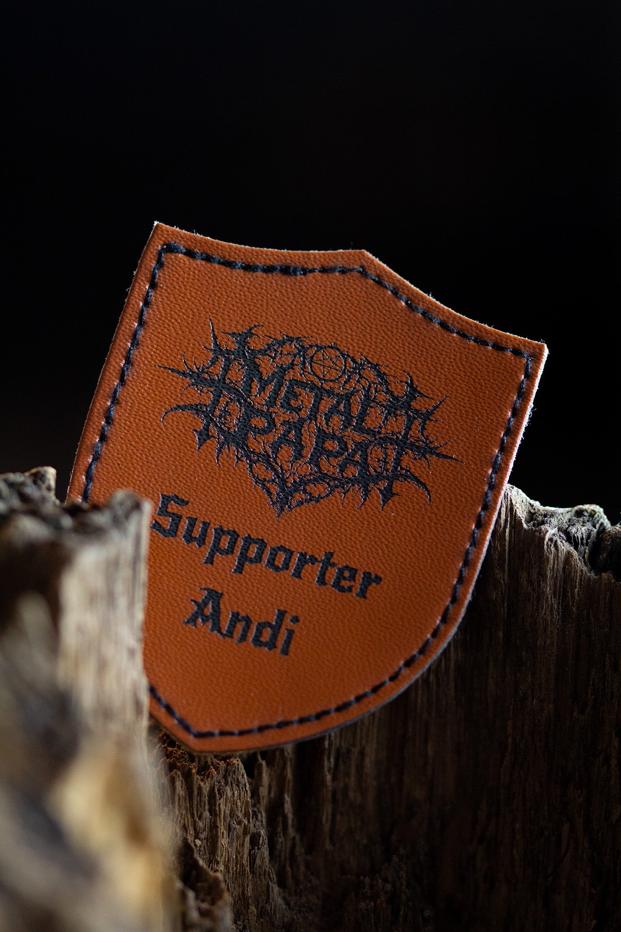 Metal Papa Supporter Patch - Individualisiert