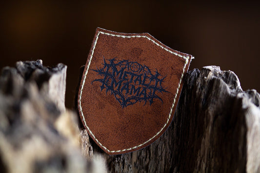 Metal Mama Kunstleder Patch Wappen