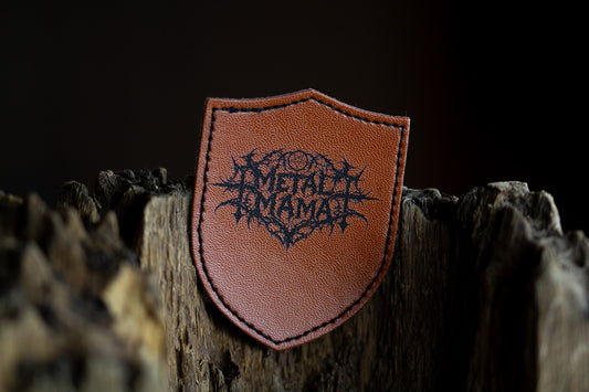 Metal Mama Kunstleder Patch Wappen